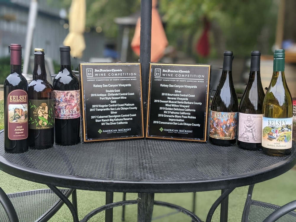 Kelsey winery top