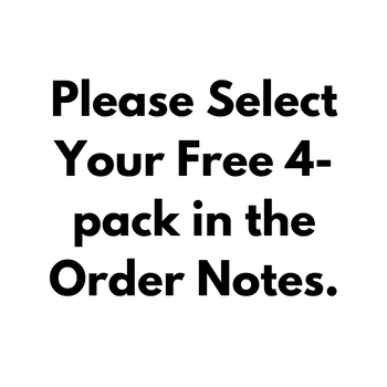 Select (3) 4-pack Flavors in Order Notes.